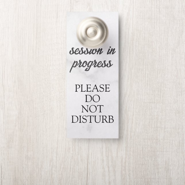 Do Not Disturb Door Hanger (On Knob)