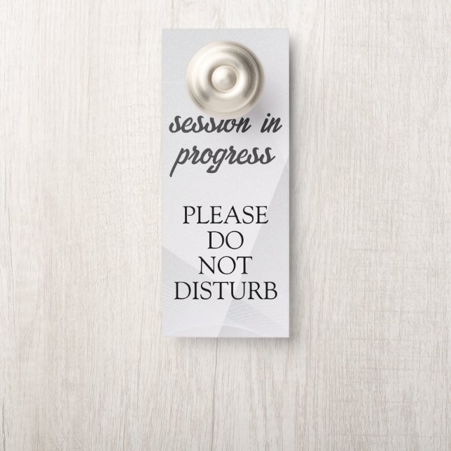 Do Not Disturb Door Hanger (On Knob)