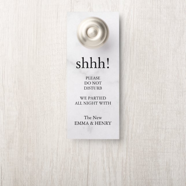 Do Not Disturb Door Hanger (On Knob)