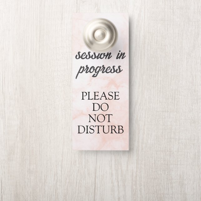 Do Not Disturb Door Hanger (On Knob)