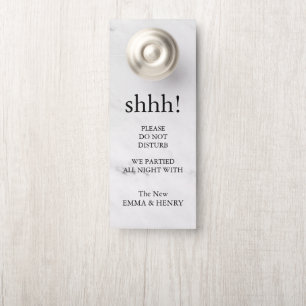Do Not Disturb Door Hanger