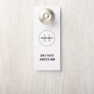 Do Not Disturb Door Hanger