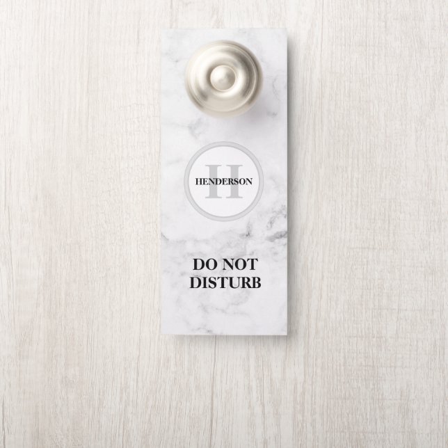 Do Not Disturb Door Hanger (On Knob)