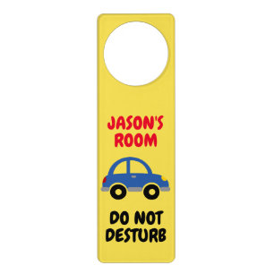 Do not disturb door hanger sign for kid's room