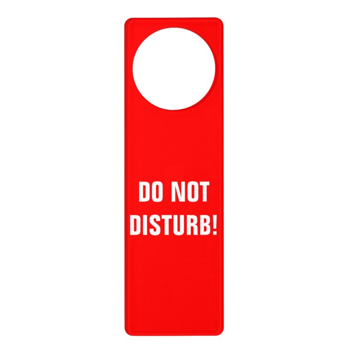 Do Not Disturb Door Hangers Uk