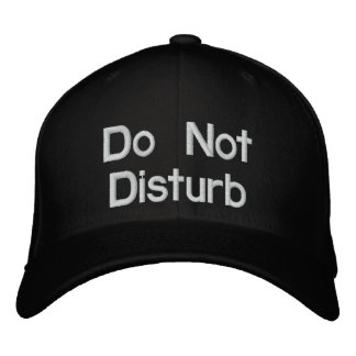 Do Not Disturb Embroidered Hat