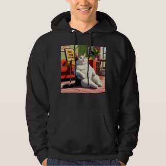 Do not Disturb Fat Cat Funny  Hoodie