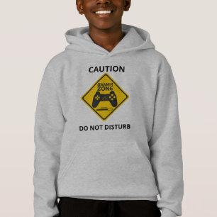 Do Not Disturb Gamer Zone Yellow Caution Sign
