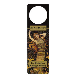 Do Not Disturb I'm Disturbed Enough Already Door Hanger