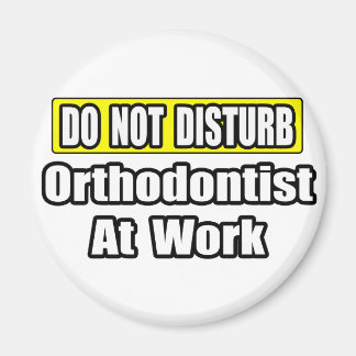 Do Not Disturb...Orthodontist At Work Magnet