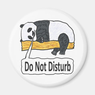 Do Not Disturb Panda Magnet