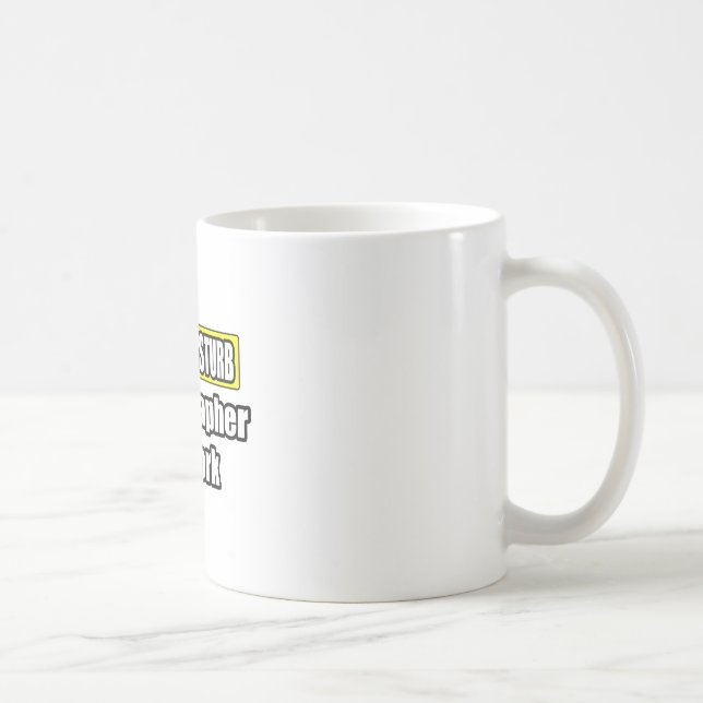 Do Not Disturb...Photographer At Work Coffee Mug (Right)