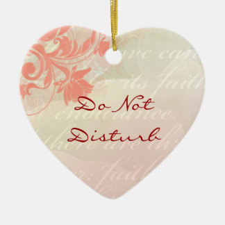 Do Not Disturb Romantic Door Hanger Ceramic Tree Decoration