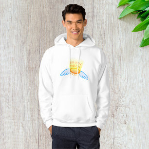 Do Not Disturb Sleep Mode Flying Halo and Wings  Hoodie