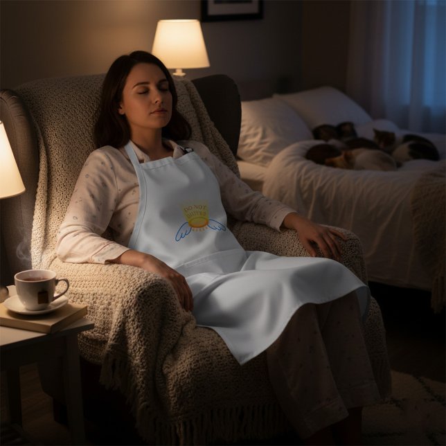 Do Not Disturb Sleep Mode Flying Halo and Wings  Standard Apron (Creator Uploaded)
