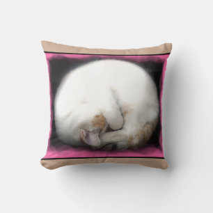 Do not Disturb the Cat Throw Pillow