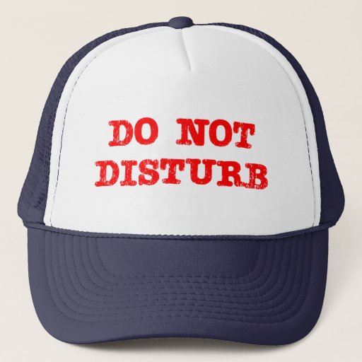 Image of Do Not Disturb Trucker Hat