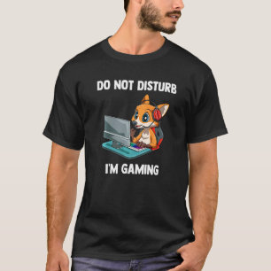 Do Not Disturb   Video Gaming Fox Gamer T-Shirt