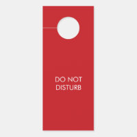 Do not Disturb Zoom Call red custom double sided