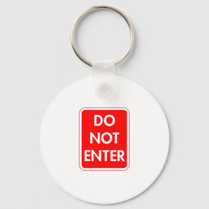 Do Not Enter Key Ring