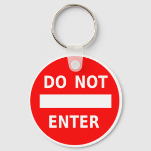 Do Not Enter keychain