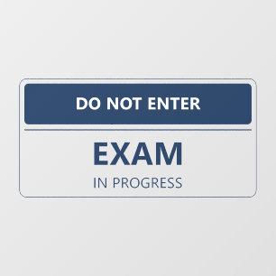 Do Not Enter Medical Room Window Cling