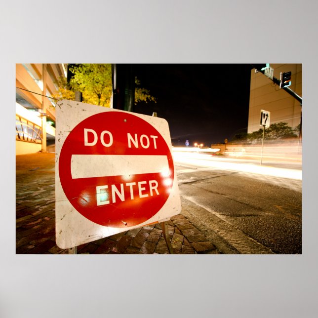 Do Not Enter Poster (Front)