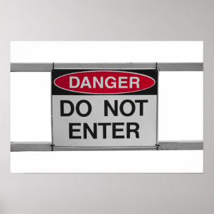 Do not enter sign