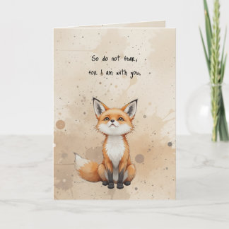 Do Not Fear Bible Scripture Verse Card