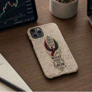 Do Not Fear Vintage Letter Phoenix Design iPhone 11 Pro Case