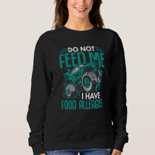 Do Not Feed Me Food Allergy Awareness Month Teal G Sweatshirt