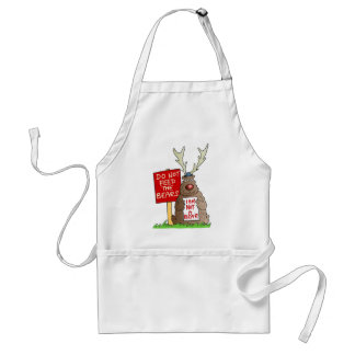 Do Not Feed the Bears apron