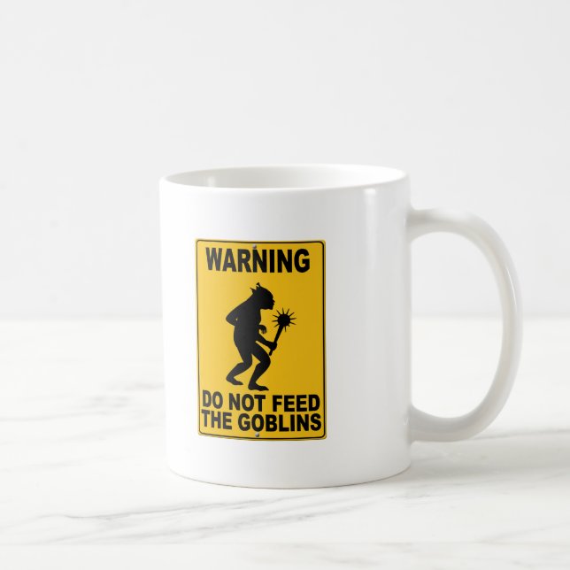 Do Not Feed the Goblins Coffee Mug (Right)
