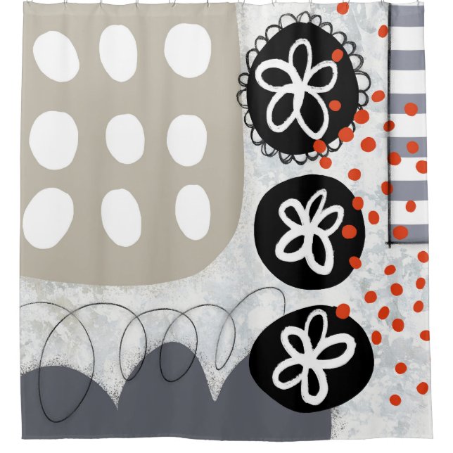 Do Not Freak Out Shower Curtain (Front)