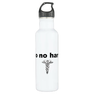 Do Not Harm Hippocratic Oath 710 Ml Water Bottle