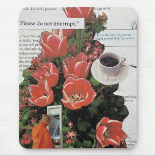 Do Not Interrupt Money Morning Coffee Tea Time Mouse Mat