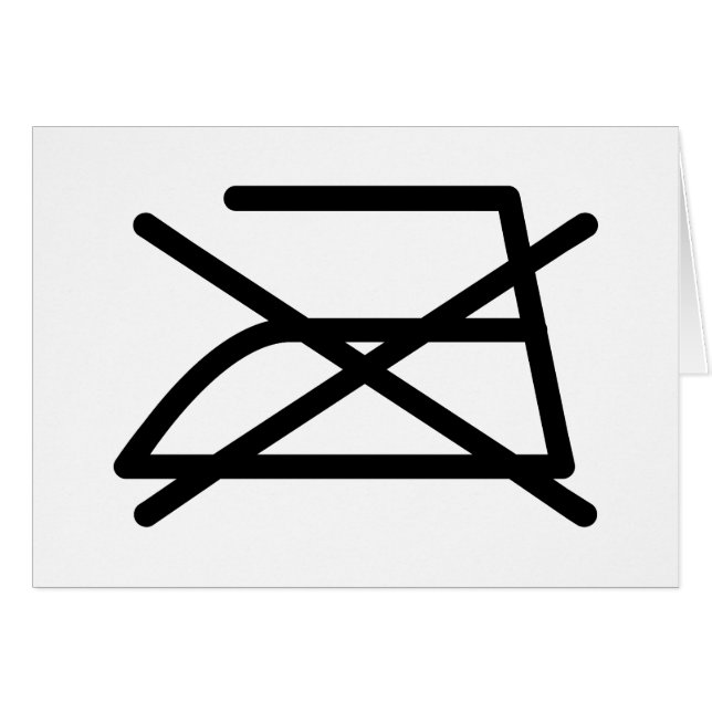 DO NOT IRON! (Front Horizontal)