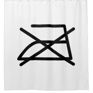 DO NOT IRON! SHOWER CURTAIN