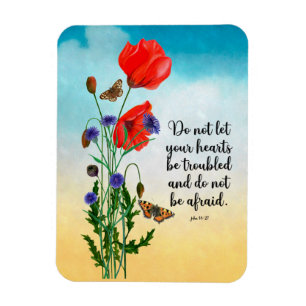 Do not let your hearts be troubled magnet