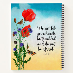 Do not let your hearts be troubled notebook