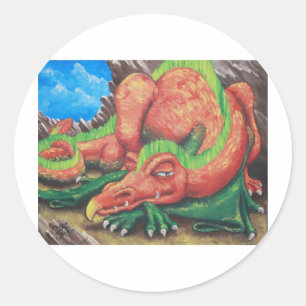 Do Not Meddle in the Affairs of Dragons Classic Round Sticker