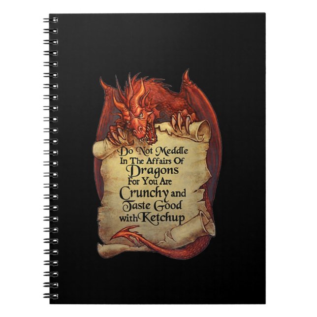 Do Not Meddle In The Affairs Of Dragons For You Ar Notebook (Front)