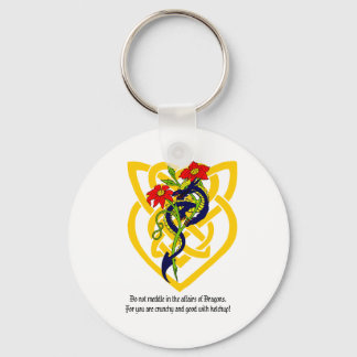 Do not meddle in the affairs of Dragons. Key Ring
