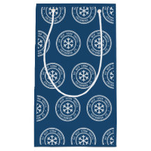 Do Not Open Until Blue Christmas Gift Bag