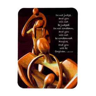 Do Not Pass Judgement On Others  Magnet