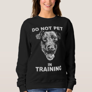 Do Not Pet Dog Training Sweatshirt