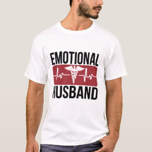Do Not Pet Emotional Support Husband Funny T-Shirt