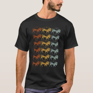 Do Not Pet The Fluffy Cows Men Women Vintage Bison T-Shirt