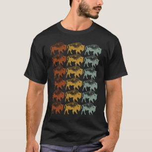 Do Not Pet The Fluffy Cows Men Women Vintage Bison T-Shirt