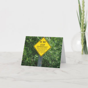 DO NOT STOP Notecards
